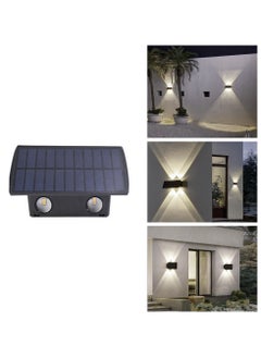 Buy 4 LED Solar Wall Lights Outdoor Garden Courtyard Layout Wall Lights Home Courtyard Atmosphere Lights Wall Washers in UAE