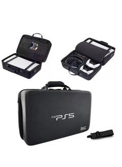 Buy PS5 Carrying Case Travel Storage Bag Compatible with Playstation (Black) in UAE