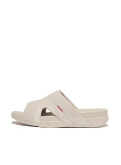 Buy 049-788 FITFLOP GV4-A93 Freeway Iii Mens Leather-Mix Slides - Clay Grey in UAE