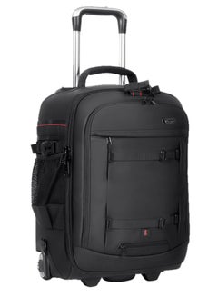 Buy EMB-DC 410T Model Eirmai backpack for cameras 1 camera, 5 lenses, and other accessories. Two rubberized side pockets, tripod compartment, and organizational pockets. Made of 1000D nylon in black. in Egypt