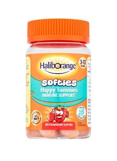 Buy Kids Happy Tummies Softies Strawberry Flavor 30'S in UAE