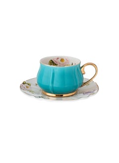 Buy Tea cup and saucer set of 200 ml in Saudi Arabia