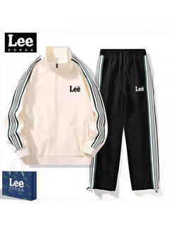 Buy Leisure Sports Suit Sweatshirt And Pants Two-piece Set in Saudi Arabia