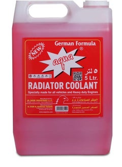 Buy Aqua Radiator Coolant all vachle long life  Red German Formula 5 Litres in UAE