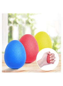 Buy Hand Stress Balls Therapy Grip for Arthritis Pain Relief, Strengthening Therapy, Adults Anxiety, Relief Toy Set of 3 Color Squeeze in UAE