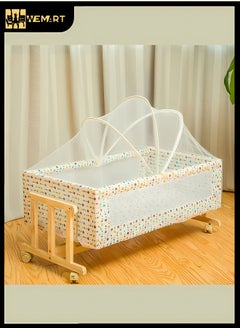 اشتري Convertible Crib，Converts from Baby Crib to Toddler Bed, Daybed and Full-Size Bed, Fits Standard Full-Size Crib Mattress في السعودية