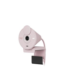 اشتري Brio 300 Full HD Webcam, 2MP Camera, 70° Viewing Angle, Privacy Shutter, Light Sensor, 30 fps Video Recording Speed, USB-C Interface, 1.22m Mic Pick Up Range, Rose Pink | 960-001448 في الامارات