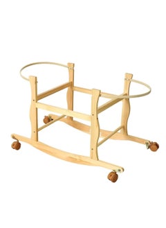 Buy Rocking Moses basket stand with moving wheels in Saudi Arabia