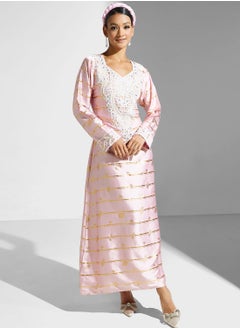 Buy Embellished Embroidered Jalabiya in Saudi Arabia