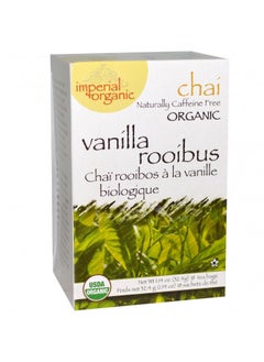 اشتري Imperial Organic 100% Organic Vanilla Rooibos Chai Tea 18 Tea Bag(S) في الامارات