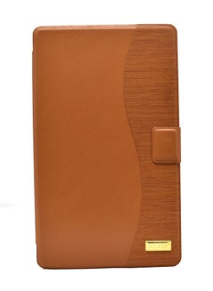 Buy Flip Case Standable Protective Cover For Samsung Galaxy Tab A7 Lite Size 8.7 inch - Brown in Saudi Arabia