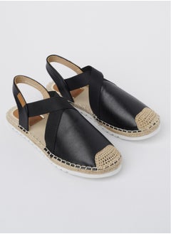 Buy JOVE Women's Casual Espadrilles BLACK in Saudi Arabia