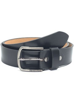 Buy Force Genuine Leather Belt Timber 83782-3 (Black) by Milano Leather in UAE