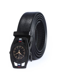 اشتري 115CM Creative Casual Versatile Wear Resistant Leather Automatic Buckle Belt في الامارات