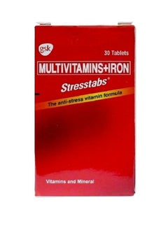 Buy Multivitamins + Iron, 30 Tablets in Saudi Arabia