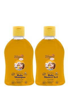 Buy Elegant 200ml Baby Shampoo + 200ml Shower Gel in UAE