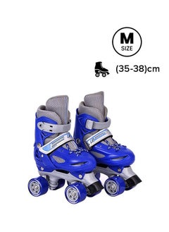 Buy Kids Unisex Four Wheel Roller Skating Shoes M ( 35-38)cm in Saudi Arabia