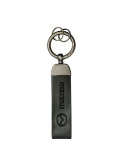 Buy Metal Ring PU Leather Strap Keychain Home Key Chain Car Keychain MAZDA Car Key Chain Super Finish 1Pcs in Saudi Arabia