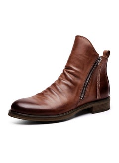 Buy New Men's Casual Leather Boots in UAE