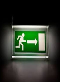 Buy KNP Emergency Exit LED Sign (Right to Door) is an essential safety fixture designed to provide clear directional guidance during emergencies. in UAE