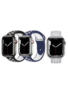 Buy 3pcs Watchband Replacement for Apple Watch 49/45/44/42mm Series 8/7/6/5/4/SE in UAE