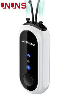 Buy Personal Air Purifier,Portable Hanging Necklace Air Purifier,Negative Ion Air Freshener With Power Display,Home Travel Ionizer For Adults And Kids in UAE