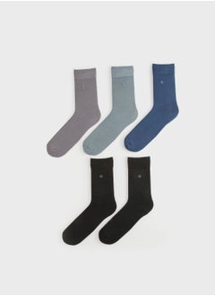 Buy 5 Pack Crew Socks in UAE