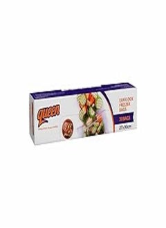 Buy Queen easy lock freezer bags, large, 30 bags - clear in Egypt