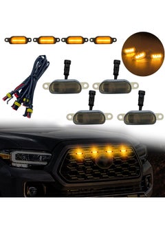 Buy Pickup SUV sports Car Front Grille Emblem LED daytime light exterior decoration in UAE