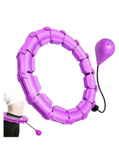 Buy Abdomen Fitness Weighted Hoola Hoop With Auto-Spinning Ball in UAE