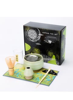 Buy 7 Pieces Matcha Tea Set, Matcha Bowl and Whisk set, Matcha Starter Kit, Matcha Ceremony Kit for Matcha Making in Saudi Arabia