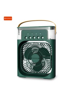 اشتري 3 In 1 Air Humidifier Cooling USB Chargable Fan LED Night Light Water Mist Fun Humidificat في الامارات