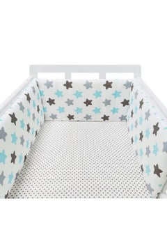 Buy Baby Crib Bumper Infant Bed Soft Cotton Pad Cot Protector Newborn Room Nursery Bedding Decor 130*30cm in Saudi Arabia