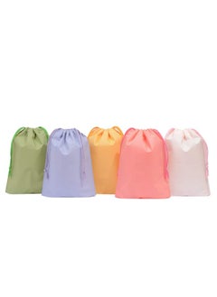 Buy 15Ct Drawstring Treat Cello Bags For Kids Party Favors Goodies Gift Wrapping, Gym Sports Travel Garments Organizing Storage, Assorted Colors Plastic Bags Bottom Gusset (10'' X 13'') in Saudi Arabia