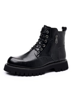 Buy New Men's Casual Leather Boots in UAE