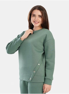 Buy Round Neck Lounge Sweatshirt in Egypt