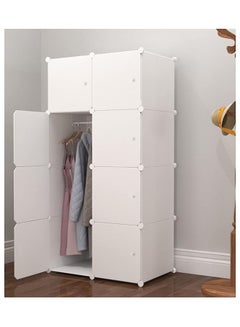 Buy Portable Wardrobe Closets, Combination Storage Cabinet with Door, Closet Storage for Bedroom in Saudi Arabia