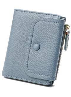 اشتري Small Cute Wallets For Women teen girls with Rfid Protection (Blue), Blue, small, Minimalist في السعودية