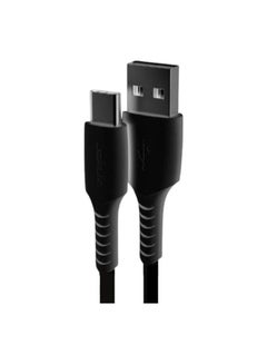 Buy JSAUX(CC0001) TPE 60W 3A Type C Fast Charging Cable – Type C to USB A -1M -Black in Egypt