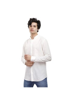 اشتري Coup Basic Shirt For Men - Regular Fit - White في مصر