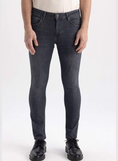 Buy Man Skinny Fit Denim Trousers in UAE