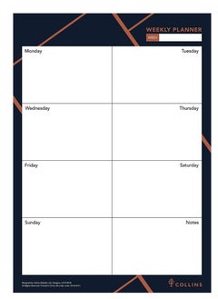 Buy Collins A4 Vanguard Weekly Planner in UAE