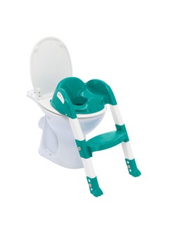 اشتري Kiddyloo Toilet Seat W/ Step Green في الامارات