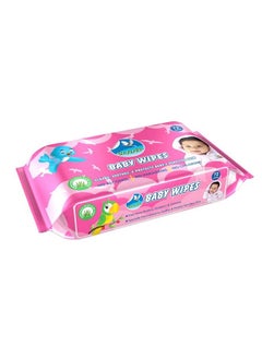 اشتري Baby Wipes With Aloe Veravitamin E & Mild Fragrance For Baby'S Sensitive Skin (Pack Of 1 (72 Wipes)) في السعودية