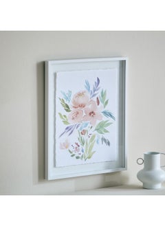 Buy Renata Floral Frame Picture 40 x 50 x 2.7 cm in Saudi Arabia