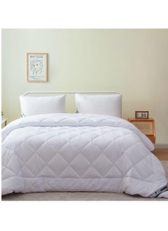 Buy Hotel Style Duvet Insert Single Size All Season Microfiber Box Quilting Comforter With Corner Ties And Super Soft Down Alternative Filling in Saudi Arabia