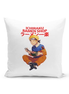 Buy Naruto Throw Pillow Naruto Ramen Couch Cushion Ichiraku Ramen Shop Accent Pillow Naruto: Shippuden Naruto eating Ramen-Naruto Uzumaki in UAE
