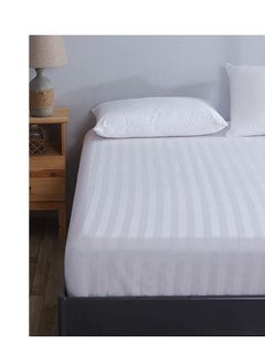 Buy Hotel fitted sheet, size 200x 200, height 30 cm in Saudi Arabia