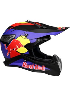 Buy Full Face Motocross Motorcycle Helmet Attractive Insane Graphics | Washable Liner , 1 Piece in UAE