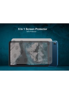 Buy Screen Protector Screen Nano Glass Anti Broken 4in1 With Brown Cover For Nokia T20 in Egypt